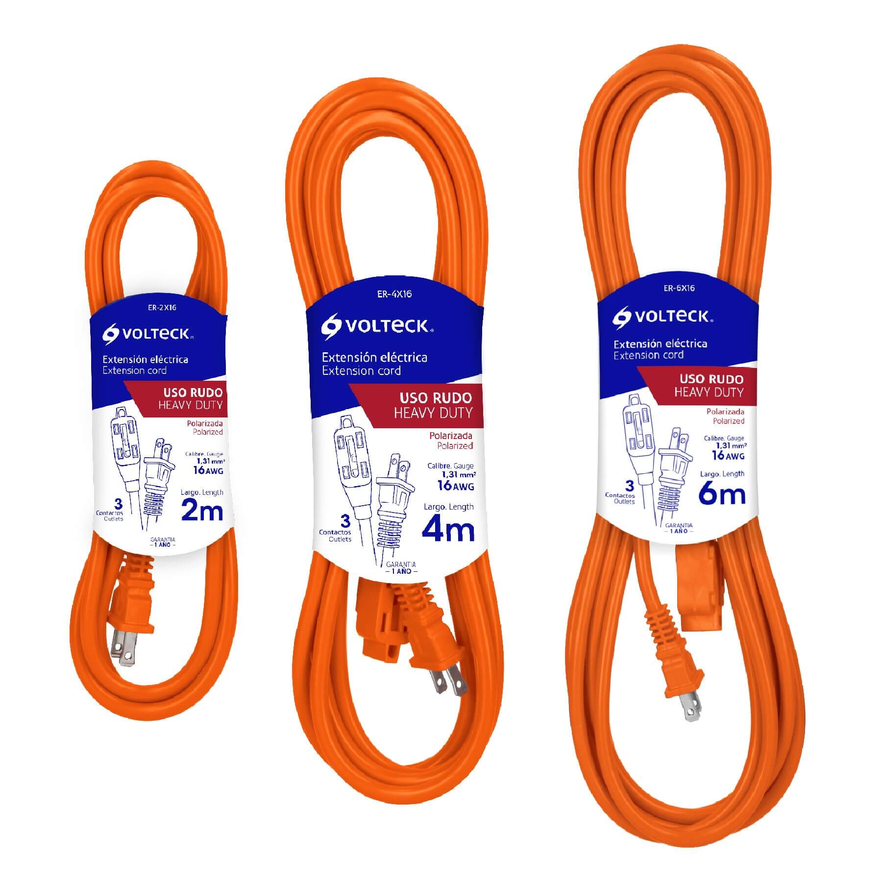 Extensiones eléctricas y su uso en el hogar y construcción