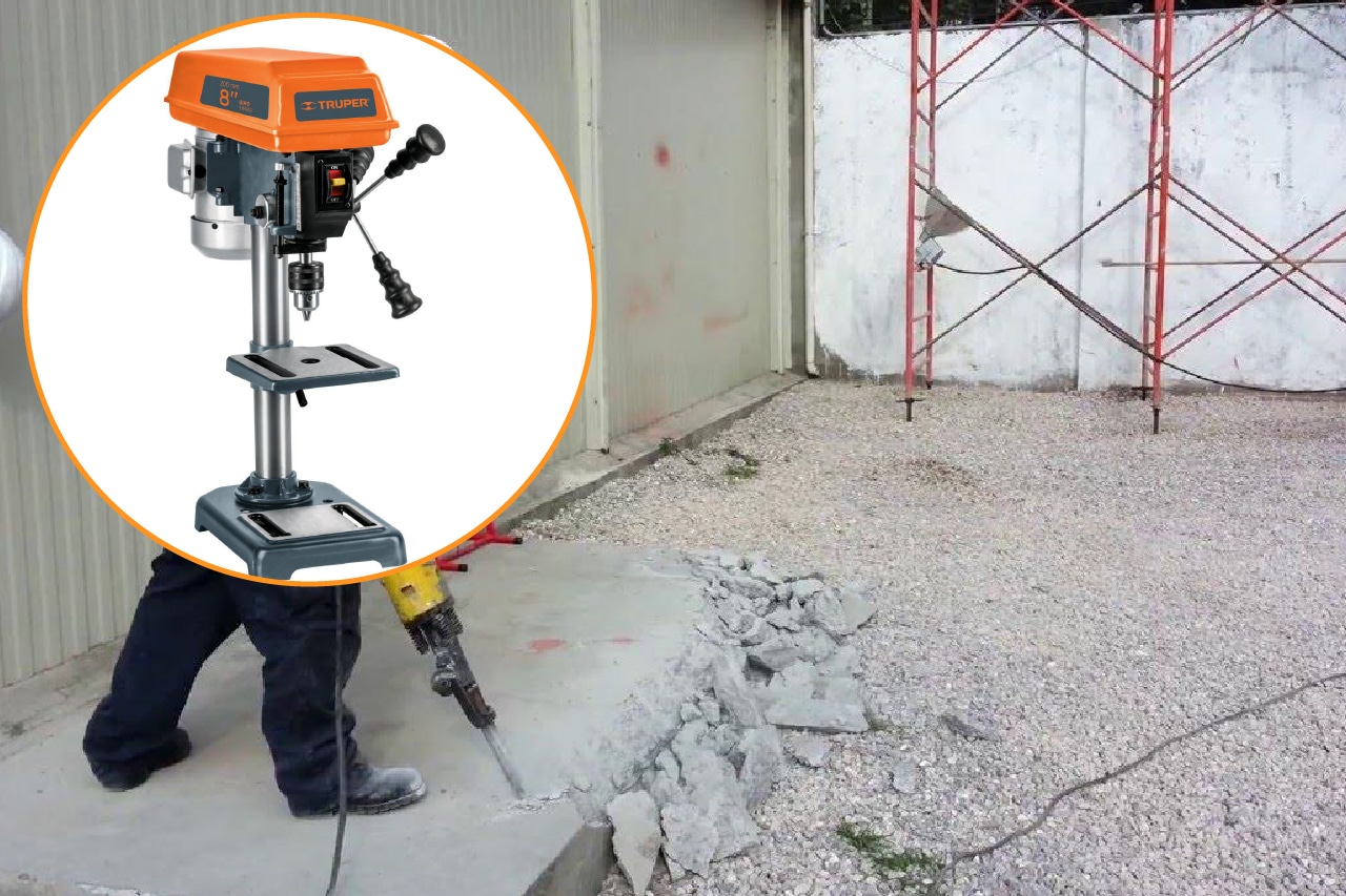 Taladros de piso: la opción ideal para perforar materiales duros