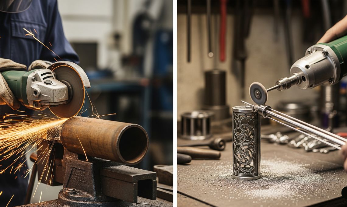 Diferencias entre esmeriladora angular y recta