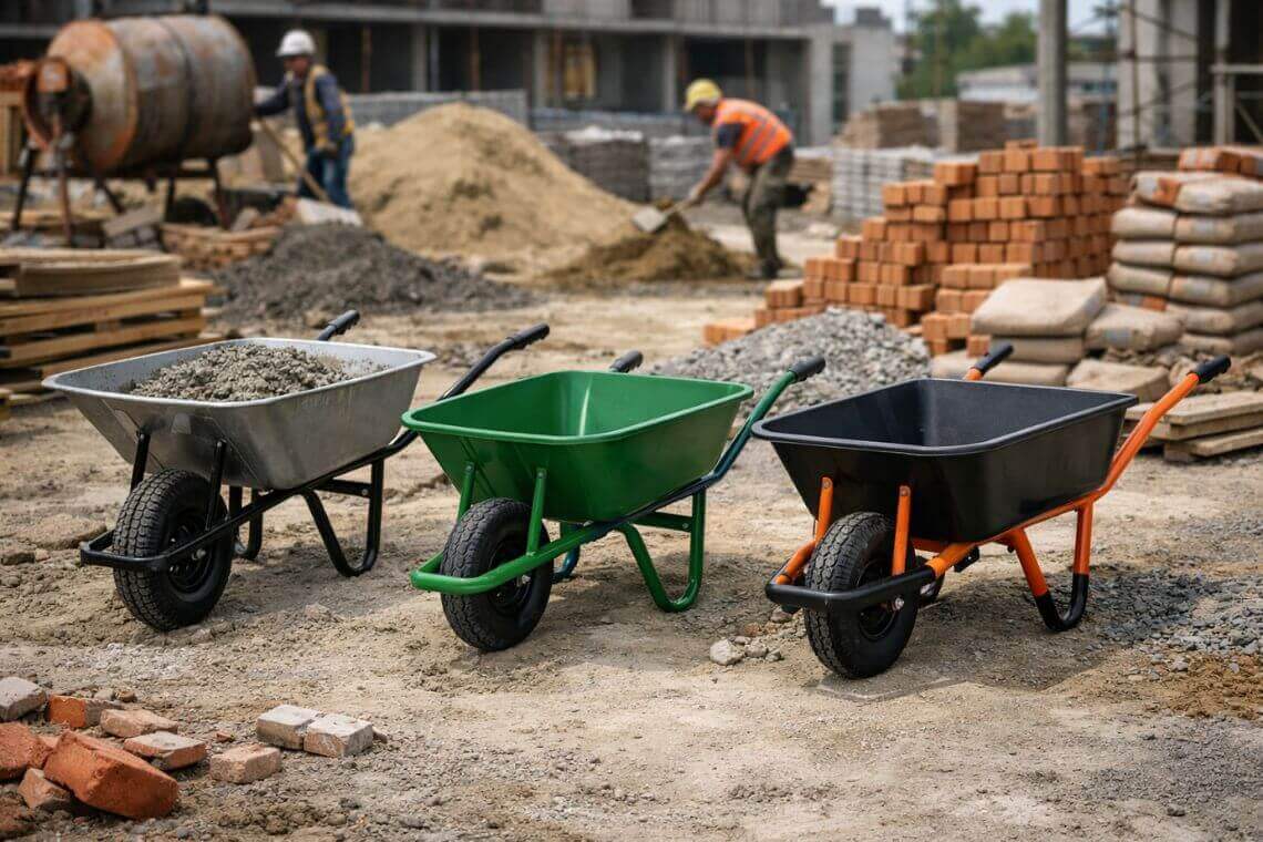 Cómo elegir la carretilla adecuada para tu obra