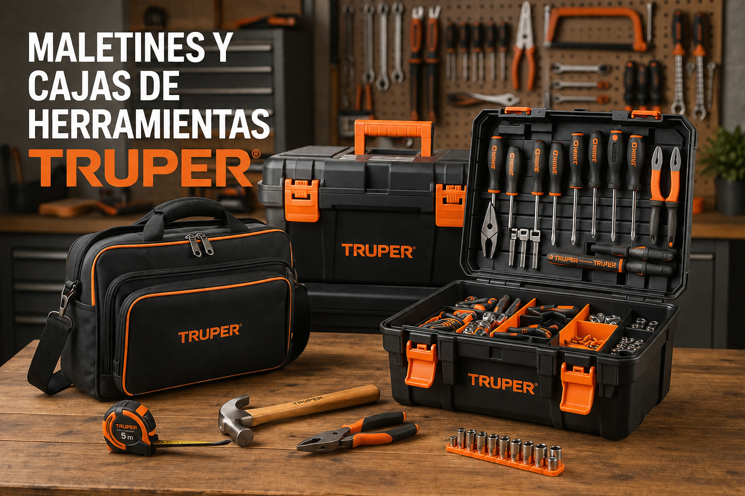 Cómo organizar tu taller con maletines y cajas de herramientas Truper